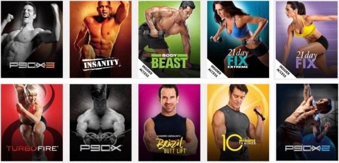 Some of the more popular Beachbody workouts you can stream anywhere