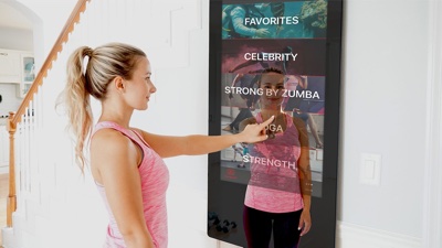 smart home gym mirror